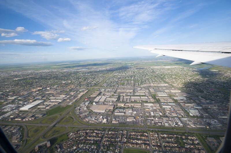 calgary powietrzna fotografia fotografia royalty free calgary powietrzna fotografia fotografia royalty free