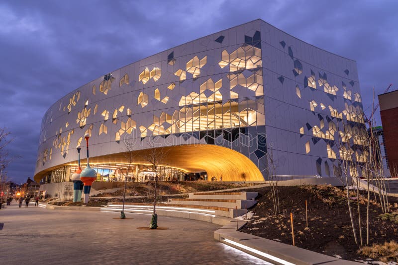 Calgary`s Main Public Library royalty free stock images Calgary`s Main Public Library royalty free stock images