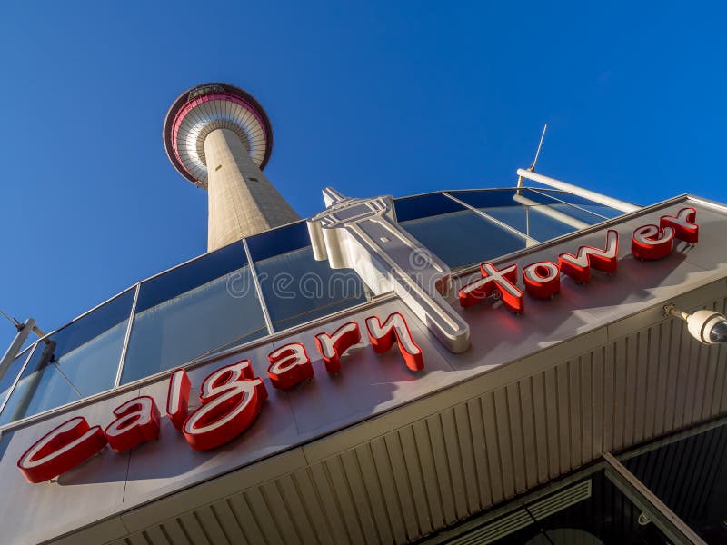 Calgary Tower stock photos