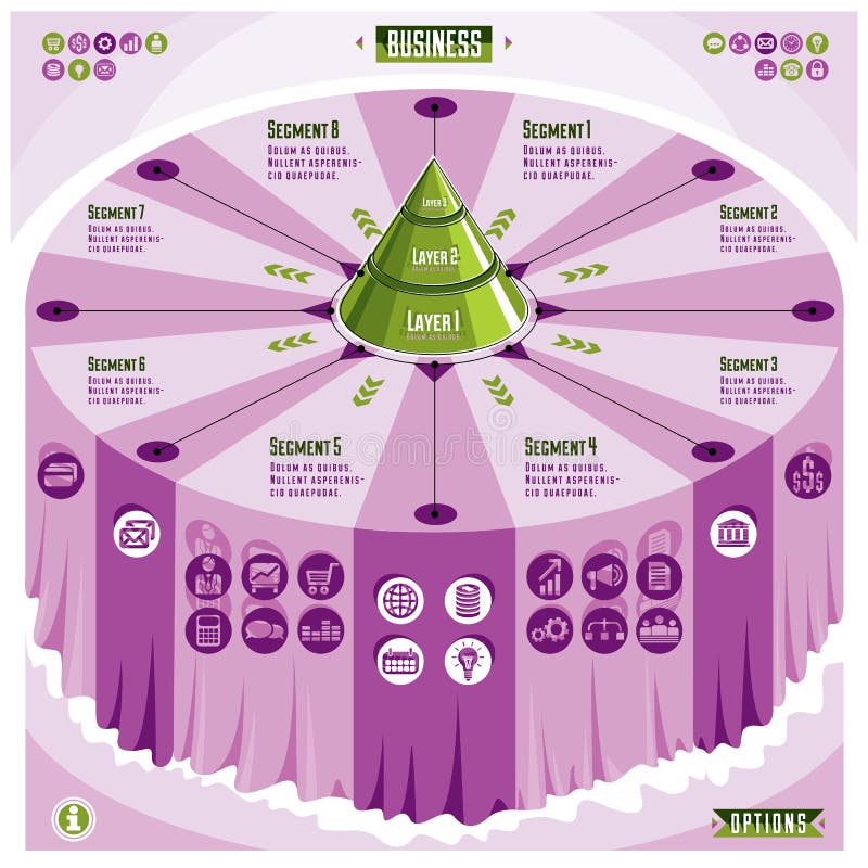 Calibre créatif d'infographics, table 3d avec l'identification posée de pyramide illustration de vecteur Calibre créatif d'infographics, table 3d avec l'identification posée de pyramide illustration de vecteur