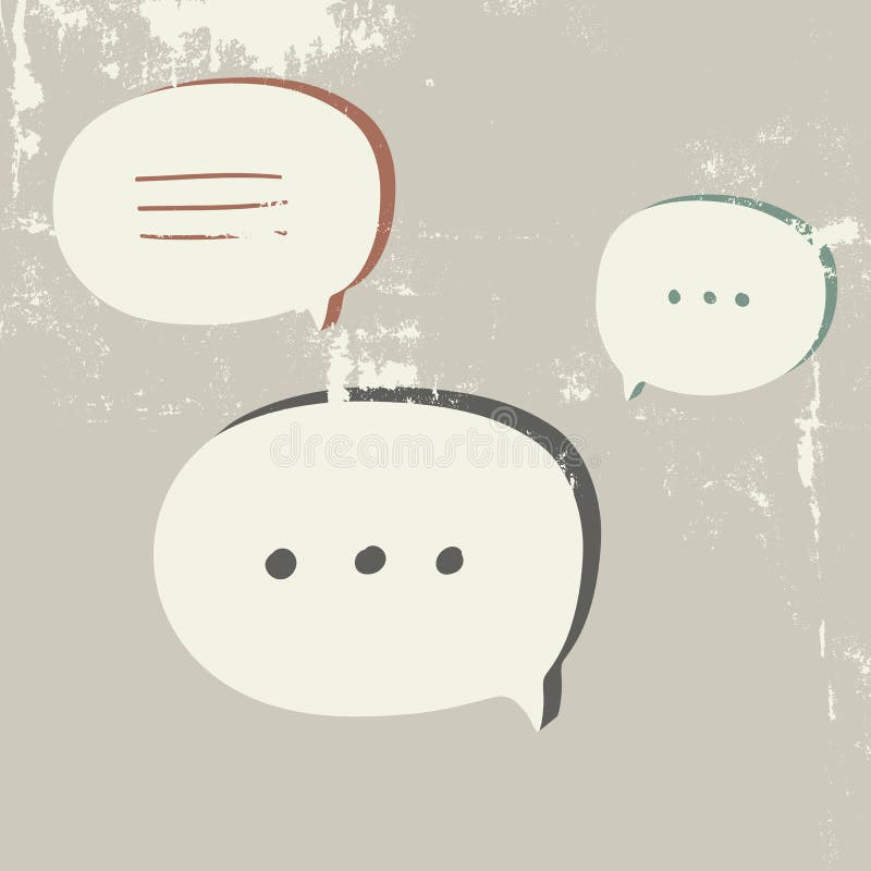 Calibre de bulle de la parole illustration de vecteur Calibre de bulle de la parole illustration de vecteur