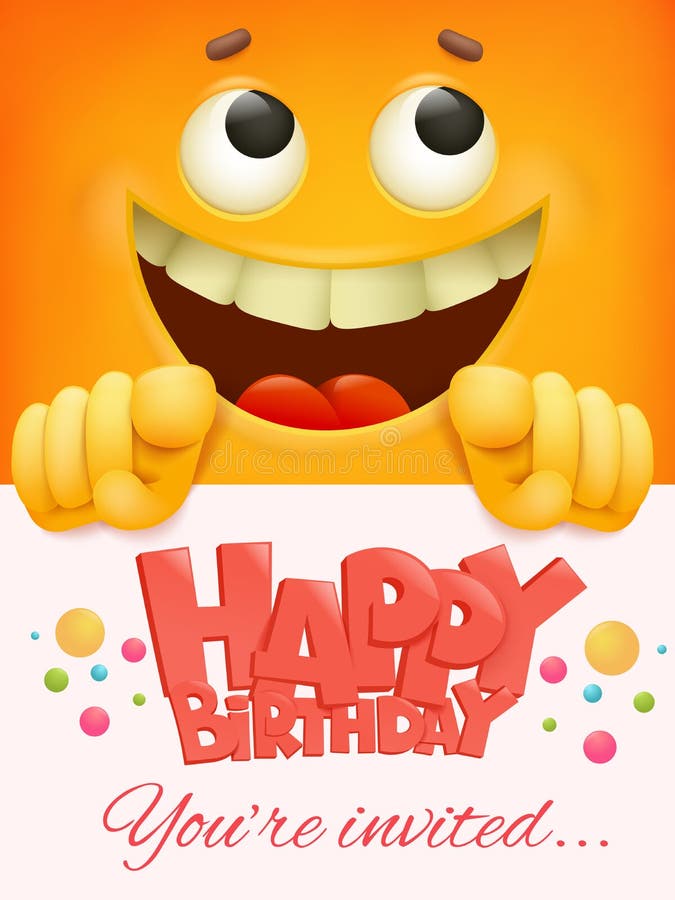 Emoticone D Anniversaire Illustration De Vecteur Illustration Du Expression Emoticone D Anniversaire Illustration De Vecteur Illustration Du Expression