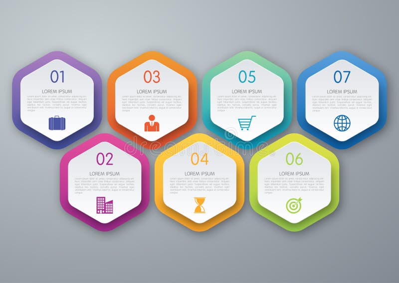 Calibre de conception d'Infographic illustration stock Calibre de conception d'Infographic illustration stock
