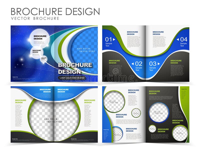 Calibre de conception de disposition de brochure de vecteur illustration de vecteur Calibre de conception de disposition de brochure de vecteur illustration de vecteur