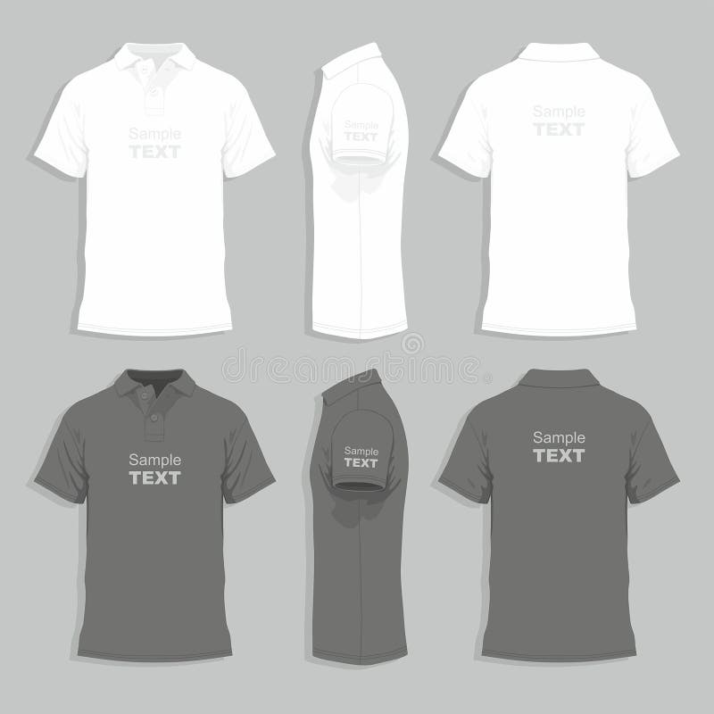 Calibre de conception du T-shirt des hommes illustration libre de droits Calibre de conception du T-shirt des hommes illustration libre de droits