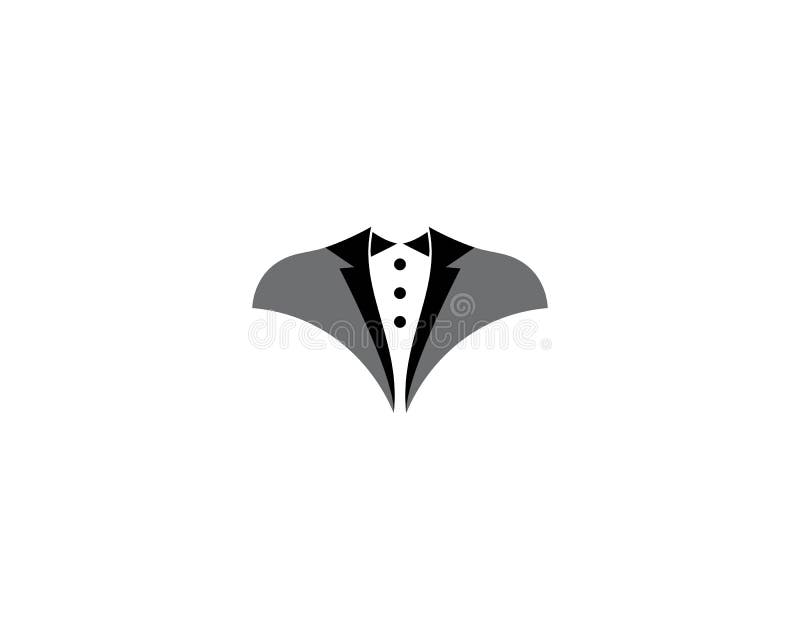 Calibre de logo de smoking illustration de vecteur Calibre de logo de smoking illustration de vecteur