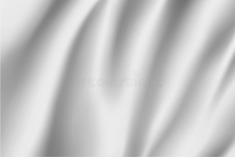 Calibre de ondulation blanc de drapeau de vecteur illustration de vecteur Calibre de ondulation blanc de drapeau de vecteur illustration de vecteur