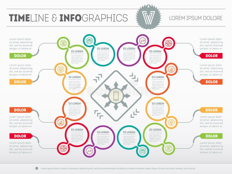 Calibre de Web pour le diagramme ou la présentation de cercle Concep d'affaires illustration libre de droits Calibre de Web pour le diagramme ou la présentation de cercle Concep d'affaires illustration libre de droits