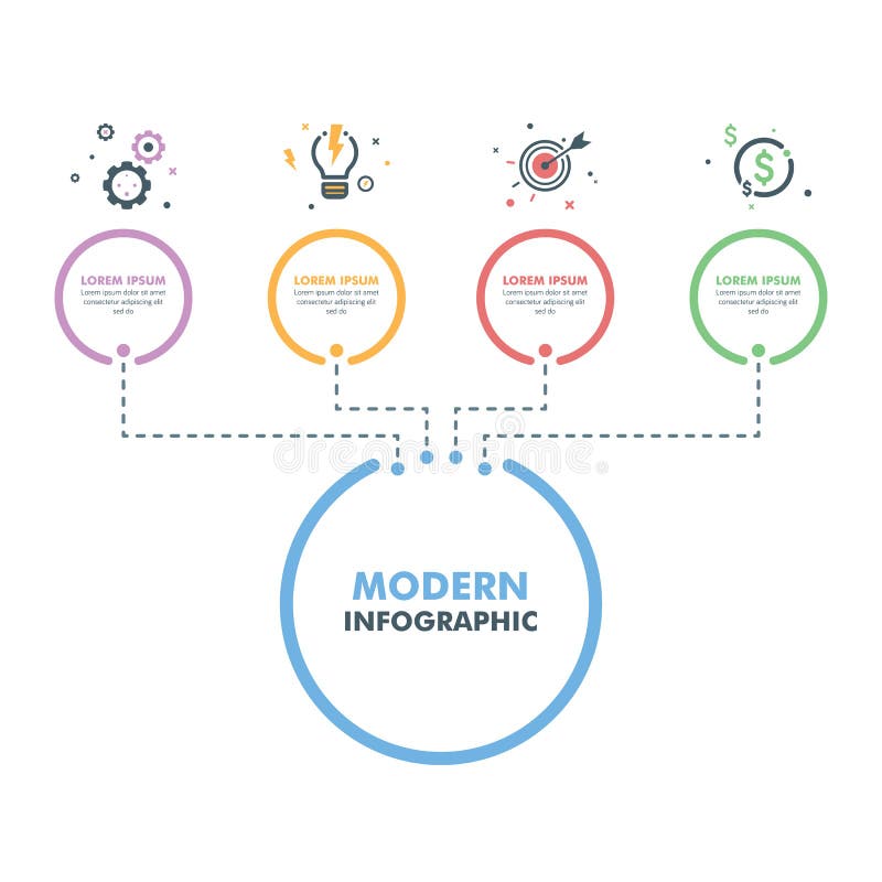 Calibre infographic d'affaires Chronologie moderne Desig d'Infographics illustration de vecteur Calibre infographic d'affaires Chronologie moderne Desig d'Infographics illustration de vecteur