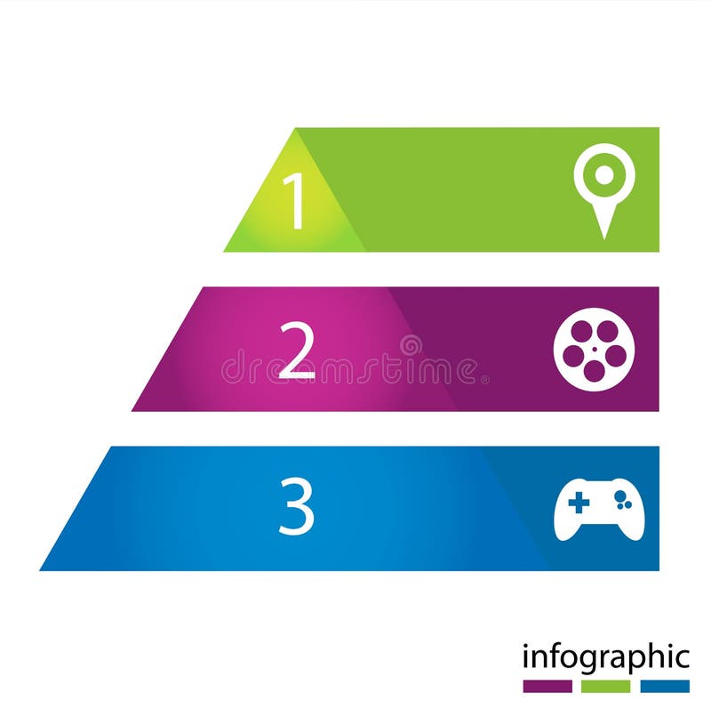 Calibre moderne de vecteur infographic illustration libre de droits Calibre moderne de vecteur infographic illustration libre de droits