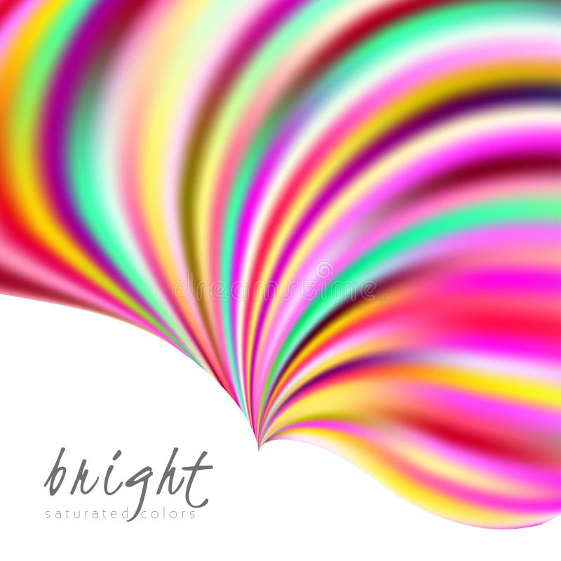 Calibre multicolore lumineux avec la forme onduleuse colorée vibrante illustration de vecteur Calibre multicolore lumineux avec la forme onduleuse colorée vibrante illustration de vecteur