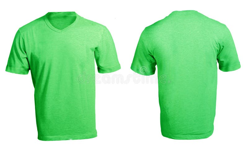 Calibre vert vide de chemise du décolleté en V des hommes