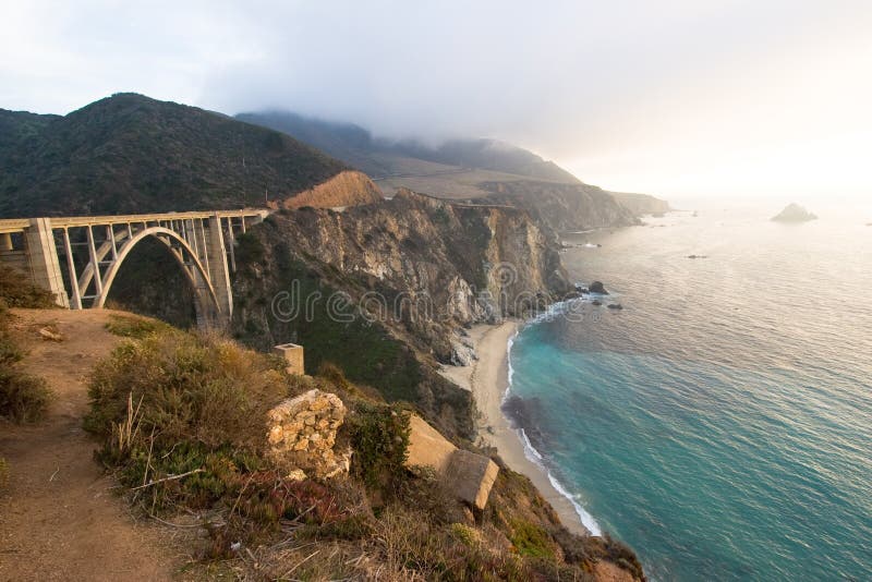 California Coast and Route 1 Bridge