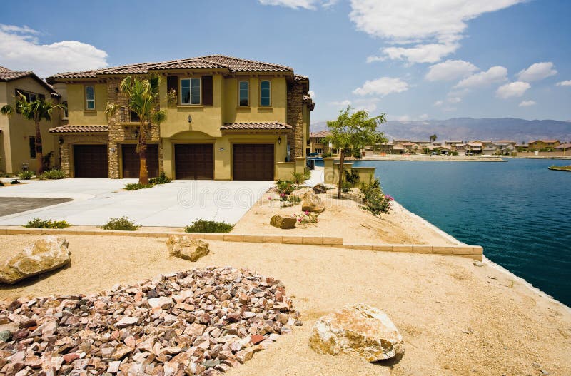 California Condo Development, Indio Stock Photo Image of development