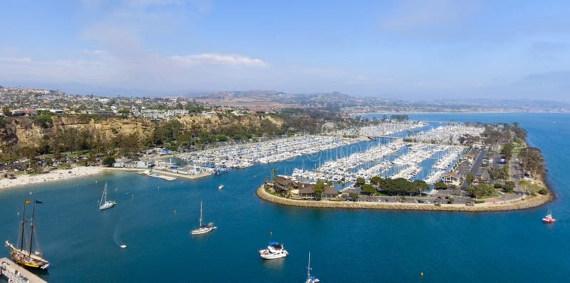 california dana punkt Panoramiczny widok z lotu ptaka obrazy royalty free california dana punkt Panoramiczny widok z lotu ptaka obrazy royalty free