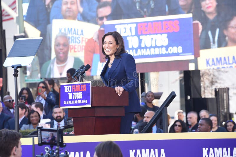 California Senator Kamala Harris comes to her hometown, Oakland California, to announce her bid to run for President of the United States as a Democrat. California Senator Kamala Harris comes to her hometown, Oakland California, to announce her bid to run for President of the United States as a Democrat.