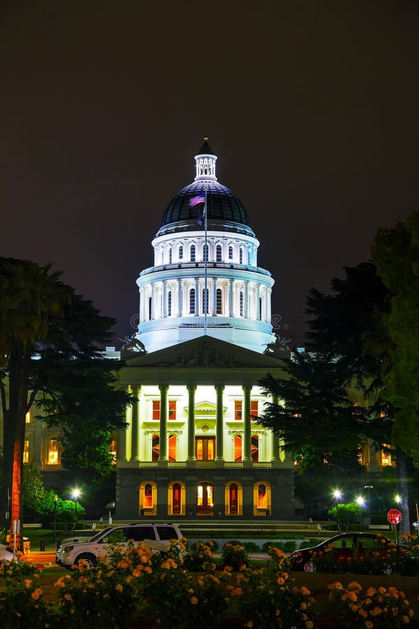 California State Capitol Building in Sacramento Stock Image Image of