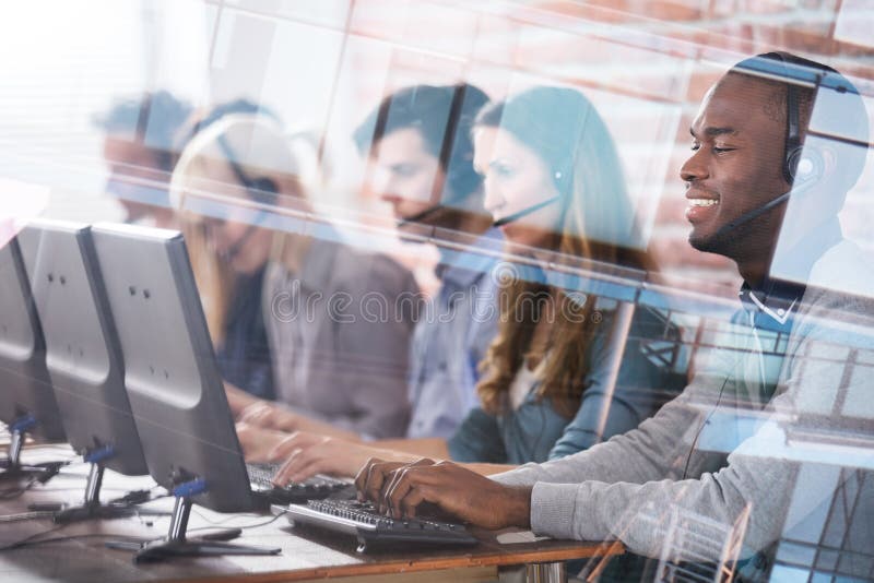 Call Center Team stock photography Call Center Team stock photography