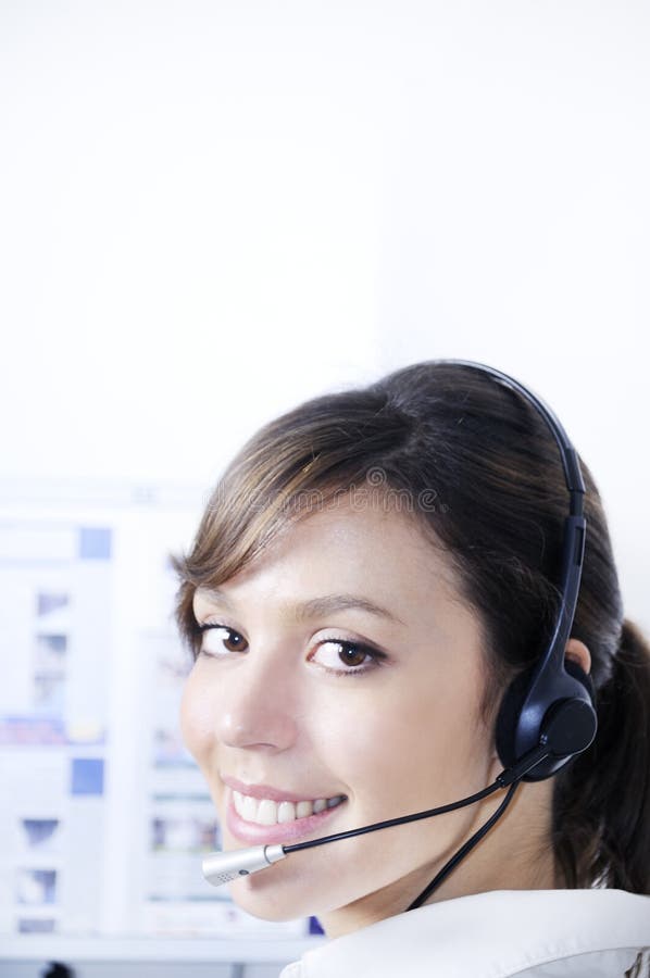 Call centre, de klantendienst en hoofdtelefoons royalty-vrije stock afbeeldingen Call centre, de klantendienst en hoofdtelefoons royalty-vrije stock afbeeldingen