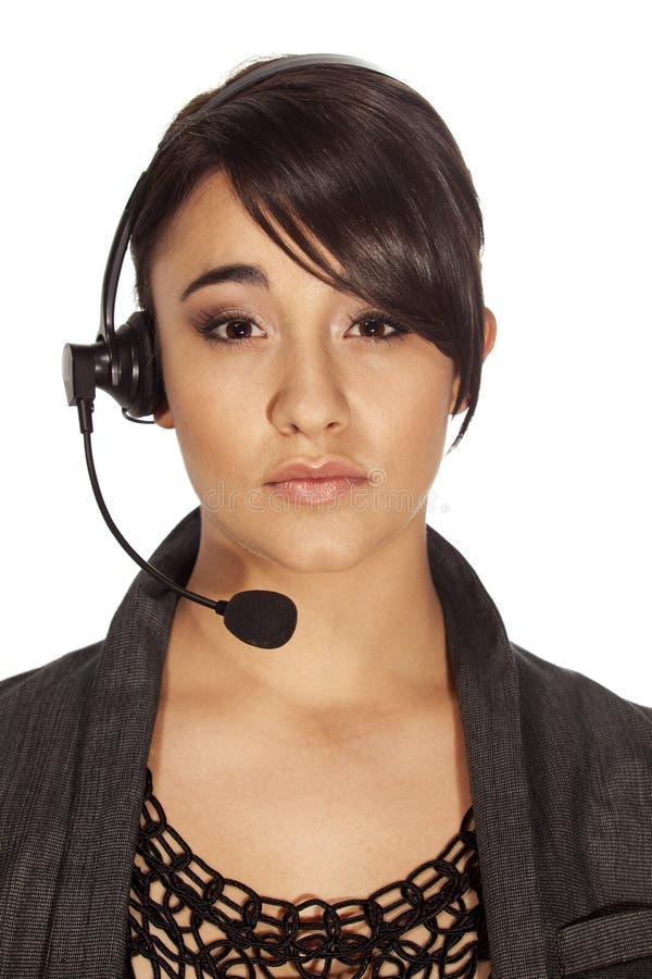 Call centre woman