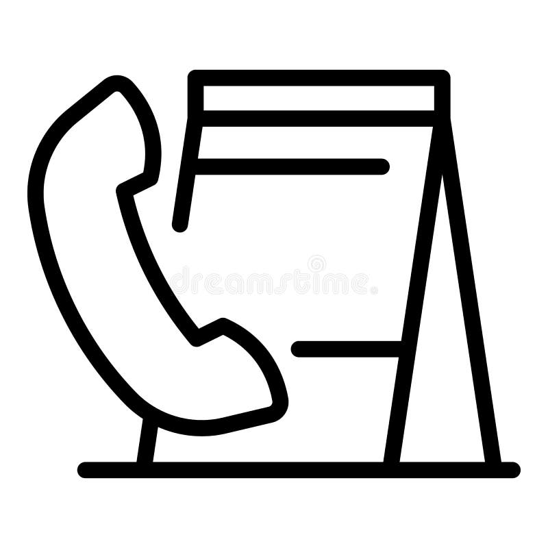Call, Food, Order Icon. Editable Vector Graphics Stock Vector