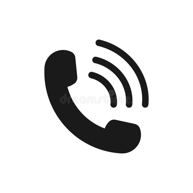 Call Icon. Symbol of Phone, Receiver and Contact. Sign of ...