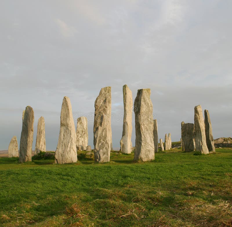 The neolithic stone circle at Callanish, Isle of Lewis, Outer Hebrides. The neolithic stone circle at Callanish, Isle of Lewis, Outer Hebrides