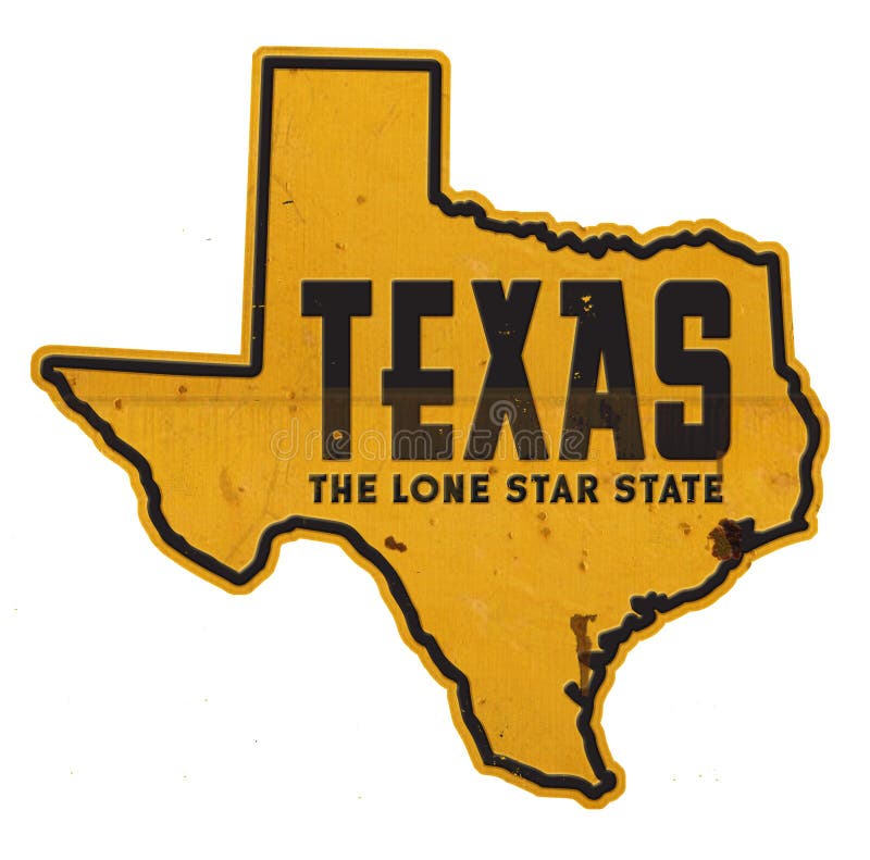 Calle de Texas State Outline Tin Sign el estado de Lone Star libre illustration Calle de Texas State Outline Tin Sign el estado de Lone Star libre illustration