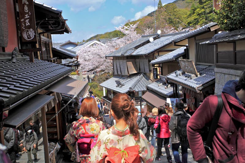 On the way to Kiyomizu temple, Kyoto, Japan. On the way to Kiyomizu temple, Kyoto, Japan.