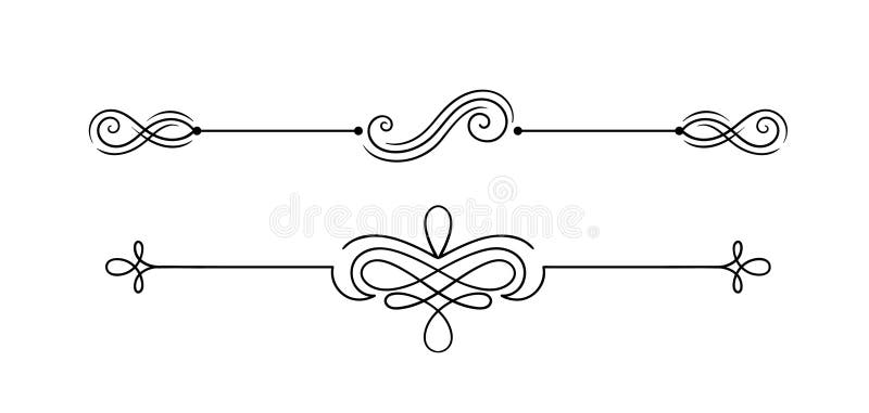 Calligraphic Frame Vector Concept Stock Vector - Illustration of design