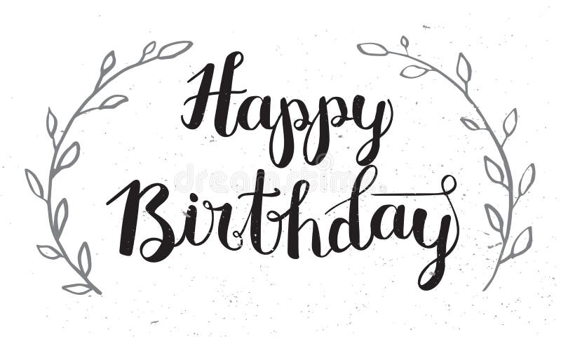Calligraphie Tiree Par La Main Pen Brush Vector De Joyeux Anniversaire Illustration De Vecteur Illustration Du Calligraphie Brush Calligraphie Tiree Par La Main Pen Brush Vector De Joyeux Anniversaire Illustration De Vecteur Illustration Du Calligraphie Brush