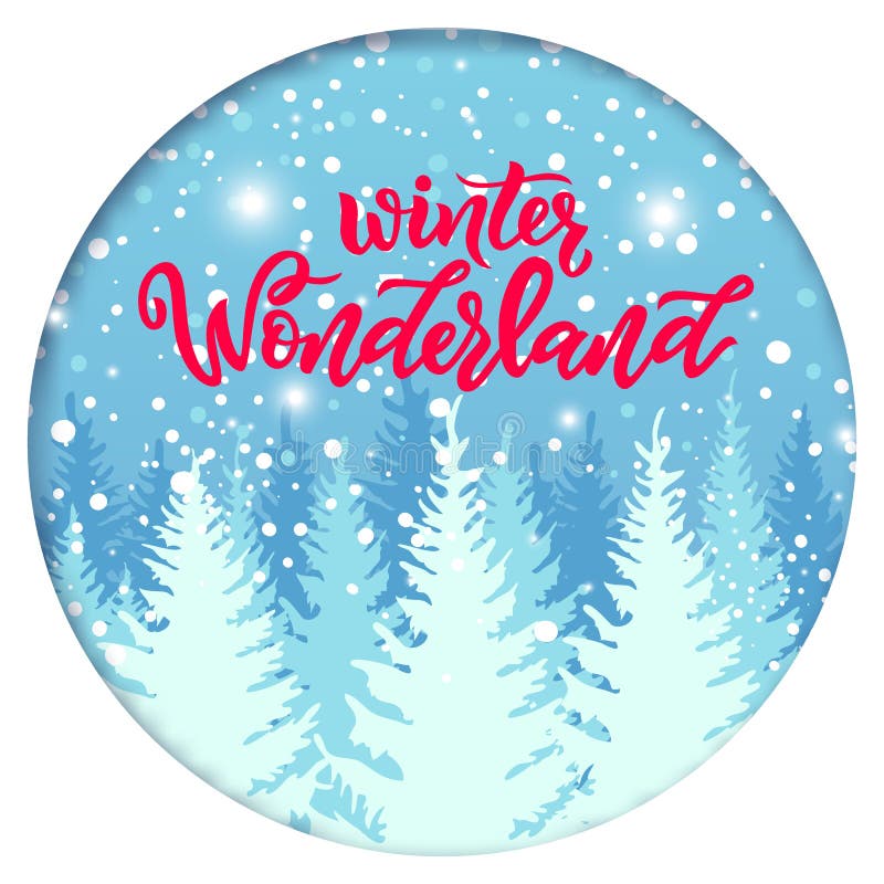 Winter Wonderland Banner. Royalty Free SVG, Cliparts, Vectors, and