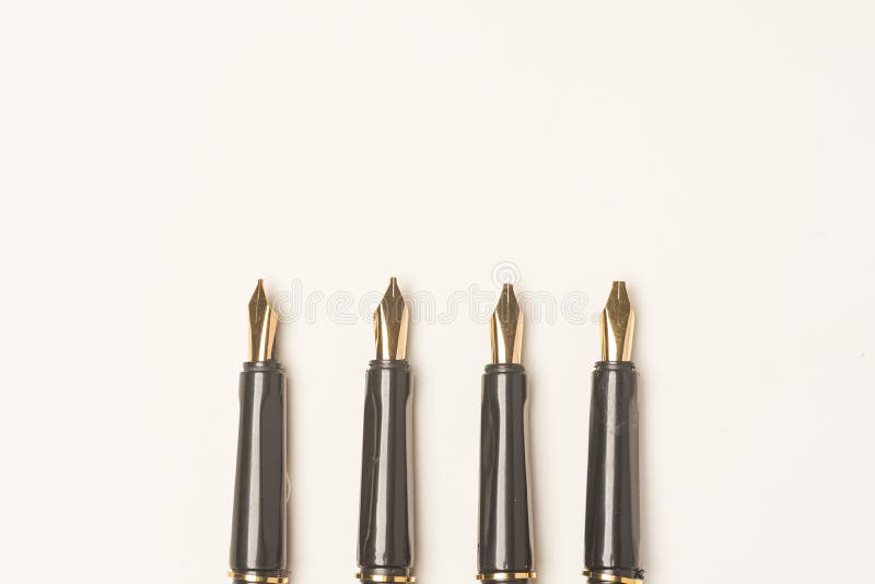 Calligraphy pen isolated stock image. Image of luxury 189291711