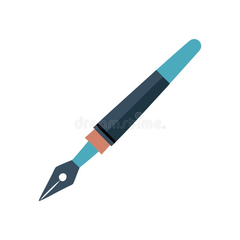 Calligraphy Writing Icon Design stock illustration