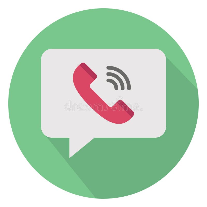 Calling, communication Color Vector icon which can easily modify or edit royalty free illustration