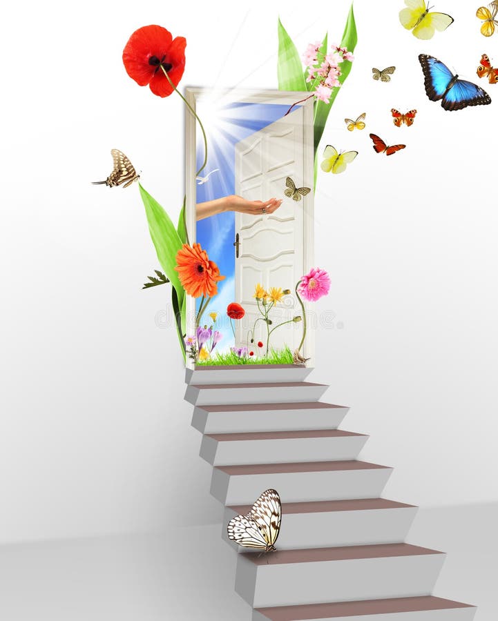 Calling of spring royalty free illustration