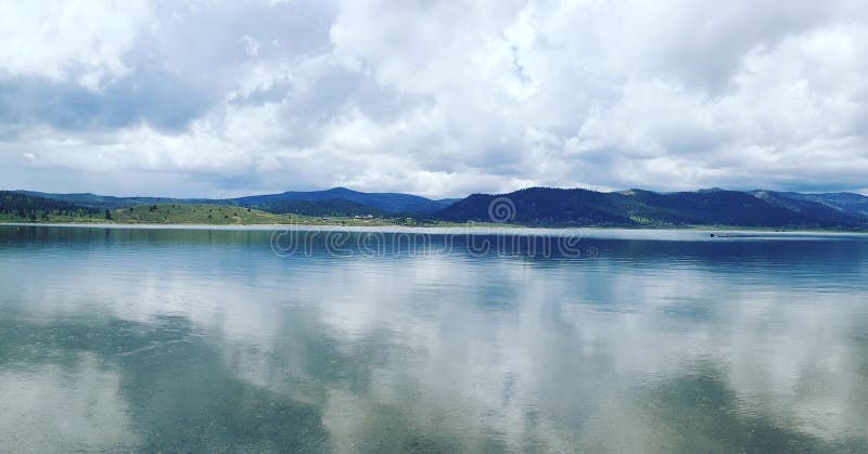 Calm waters after a storm at Panguitch Lake