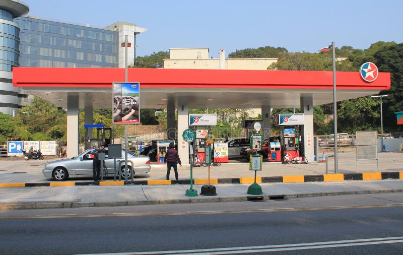 Caltex petroleum station editorial stock photo. Image of energy 38160978