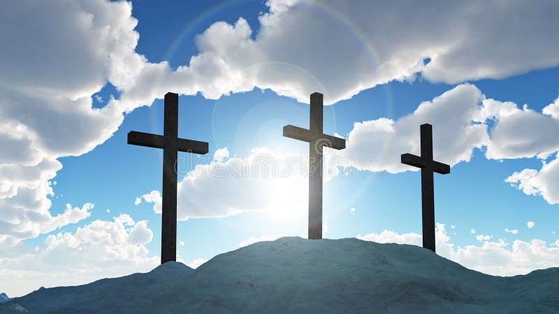 calvary krzyża wzgórze trzy fotografia stock calvary krzyża wzgórze trzy fotografia stock