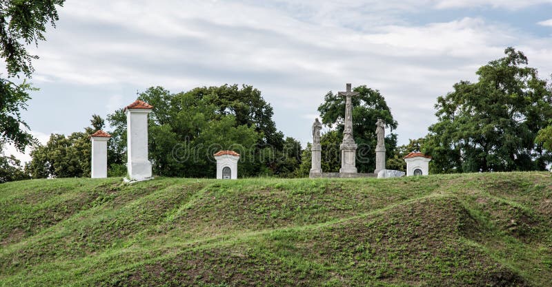 Calvary in Skalica city, Slovakia, religious place