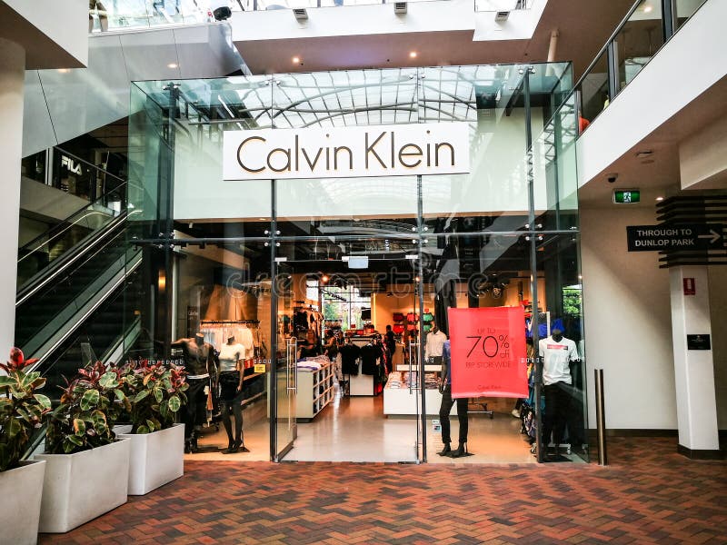 Calvin Klein Jeans, Platinum Apparel, Underwear, Performance and Accessories  Products for Men and Women Store at Birkenhead Point Editorial Photo -  Image of klein, editorial: 122108271