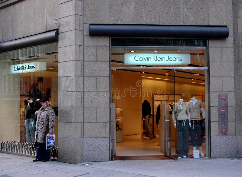 CALVIN KLEIN JEANS STORE editorial photography. Image of germany - 99435627