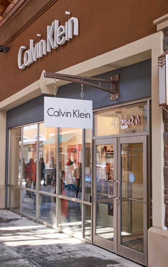Calvin Klein outlet. editorial photo. Image of mall, facade - 67925011
