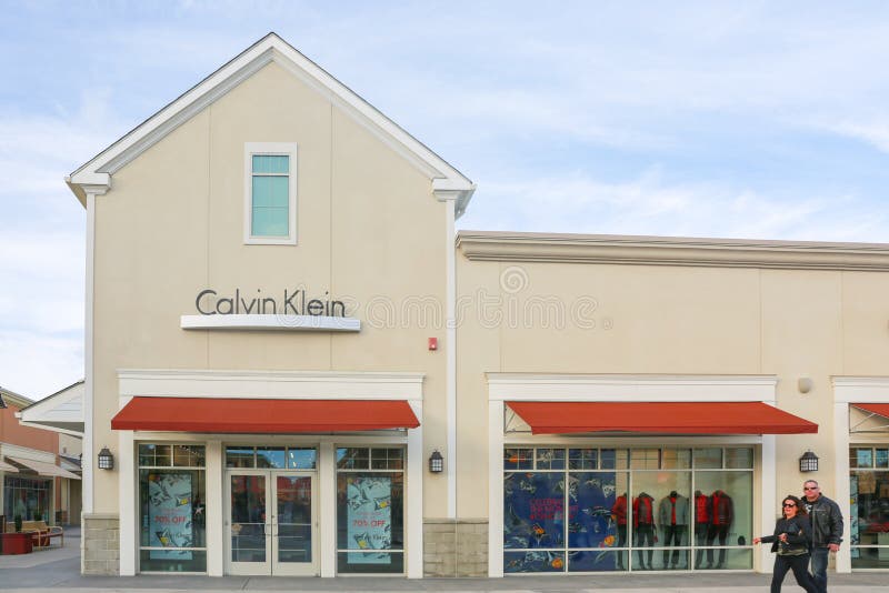 Calvin Klein store front editorial stock image. Image of luxury - 135625679