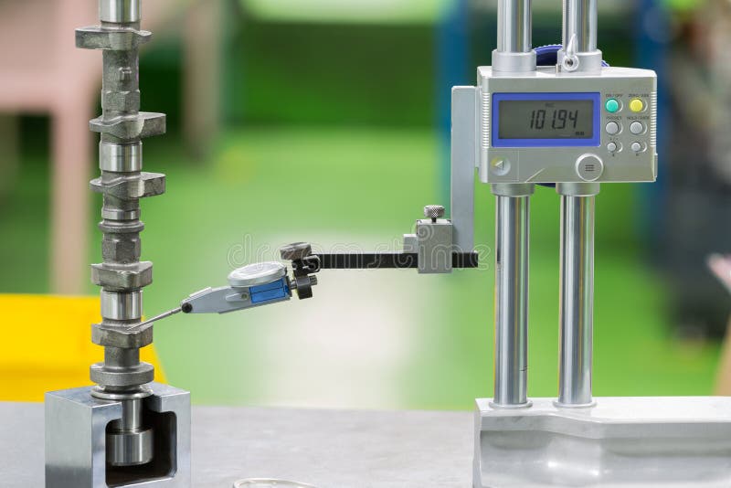 Inspection Cam Shaft of Machining Process Stock Image Image of