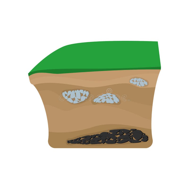 Camadas de ícone dos desenhos animados da terra ilustração do vetor Camadas de ícone dos desenhos animados da terra ilustração do vetor