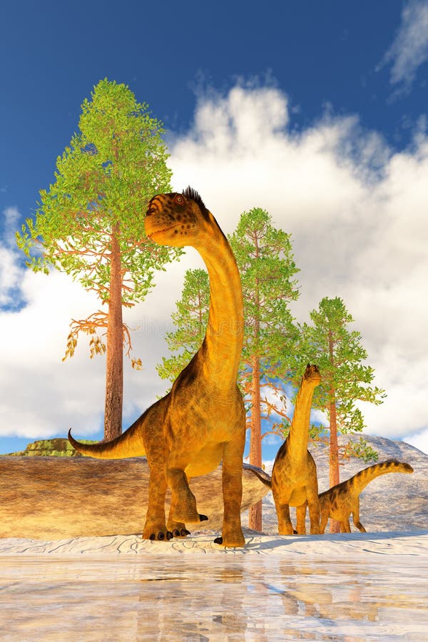 Camarasaurus Dinosaur Herd