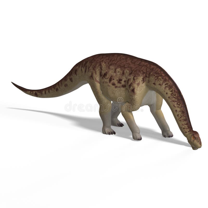 Camassauro gigante com caminho de recorte sobre ilustração stock