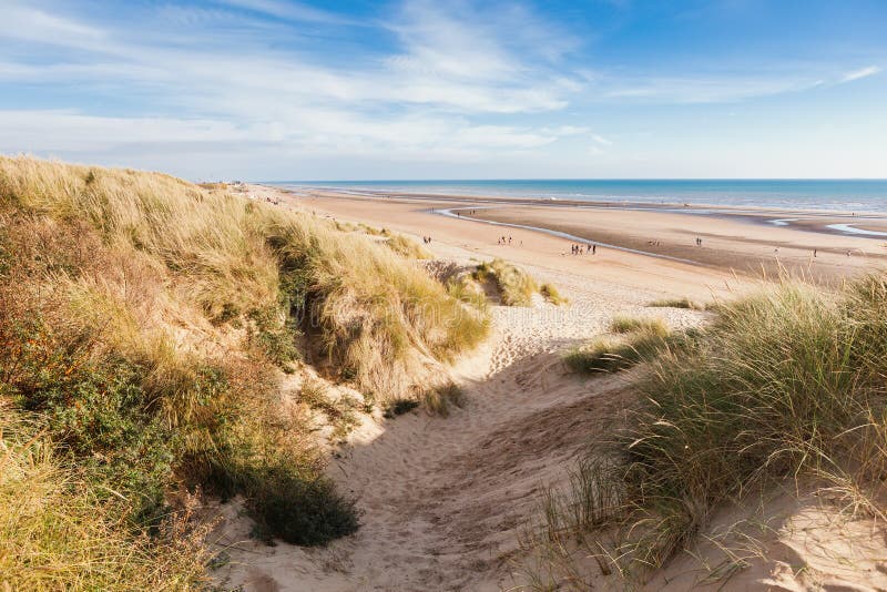Camber Sands Beach, Rye, East Sussex UK, Camber is a Flat Sandy Beach ...