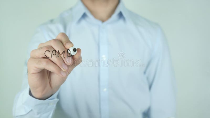 Cambio de vida, Change Life writing in Spanish on Glass